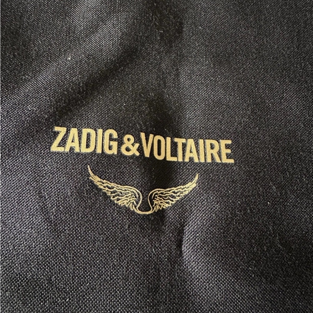 Zadig & Voltaire Black Bag with Gold Accents